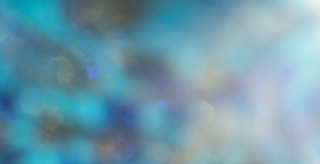 Abstract color blurred background with flares