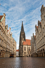 St. Lamberti Kirche, Prinzipalmarkt, Münster Nordrhein-Westfalen  (NRW)