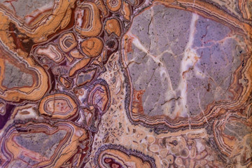 Background from marble texture. Multi-colored inclusions of different rocks. Various forms of inclusions. Panels of interior decoration in retro style.