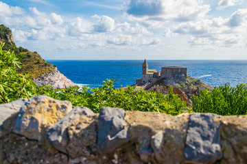 Portovenere al di là del muro, Chiesa di San Pietro, Liguria, Italia