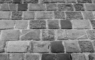 Stone pavement texture.