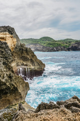 Coastline on Nusa Penida island