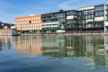 Kreativkai, Kanal Hafen von Münster in Westfalen © Henrik Dolle
