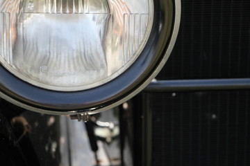 headlight of a car