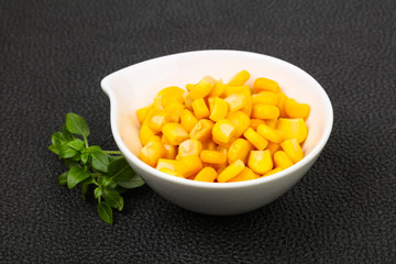 Young sweet corn