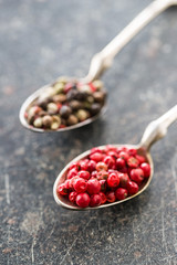 Dried pink peppercorn.