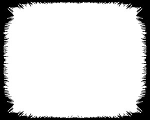 Abstract Decorative Black & White Photo Frame