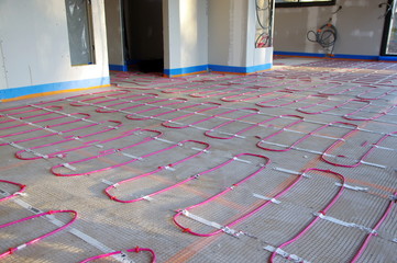 pose du chauffage au sol