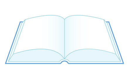 Open book illustration