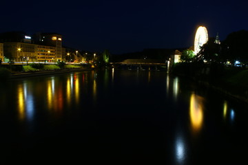 Fototapeta premium Riesenrad Lichter 2