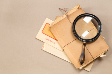 Vintage magnifying glass