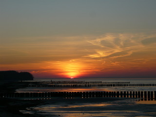 Fototapeta premium sonnenuntergang strand