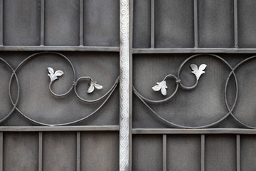 beautiful decorative metal elements forged wrought iron gates