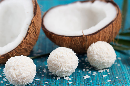 trufas de coco