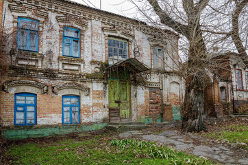 Fototapeta na wymiar Nikopol, Ukraine. Old part of town.