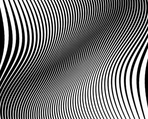 Wavy pattern. Texture with wavy, curves lines.