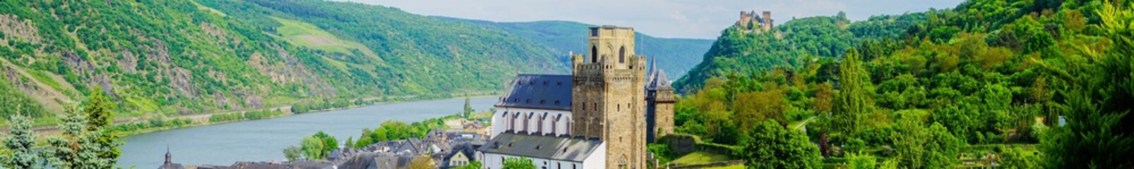 Panorama Oberwesel im Rheinland Rheintal 