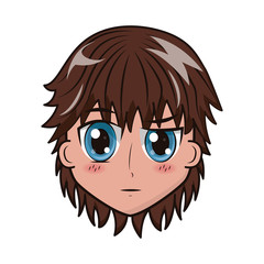 face boy anime expression facial