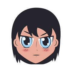 face boy anime expression facial
