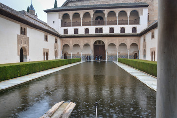 Fototapeta premium Autumn in Granada, Alhambra.
