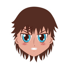 face boy anime expression facial