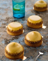 Apricot Tartlets, Homemade Gourmet Dessert