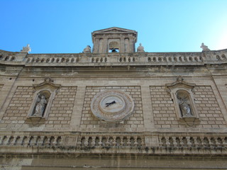 Monopoli. Sud Italia. Dettaglio architettonico della Cattedrale