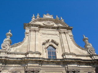 Monopoli. Sud Italia. Dettaglio architettonico della Cattedrale