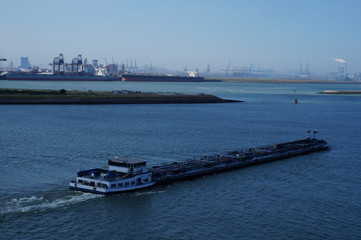 departure from the ferry terminal in Hoek van Holland