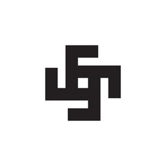 Rotary Number Six or G letter logo design