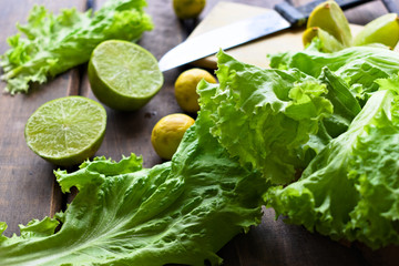 lettuce and lemon