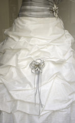 Bride white dress