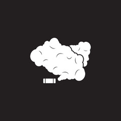 smoke grenade icon. Simple element illustration. smoke grenade symbol design template. Can be used for web and mobile