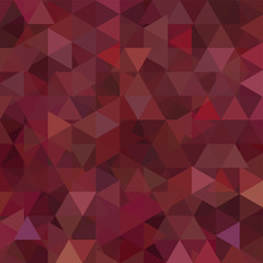 Obraz premium Abstract vector background with triangles. Brown geometric vector illustration. Creative design template.
