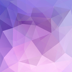Background of pink, purple geometric shapes. Purple mosaic pattern. Vector EPS 10. Vector illustration