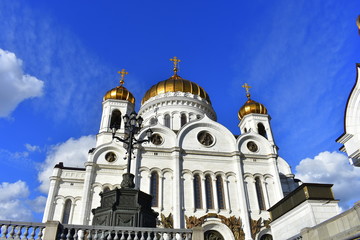 Fototapeta na wymiar Catedral de Cristo Salvador Moscou 