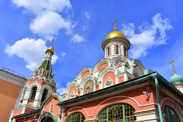 Fototapeta na wymiar Catedral de Cazã de Moscou