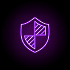 anti virus outline icon. Elements of Security in neon style icons. Simple icon for websites, web design, mobile app, info graphics