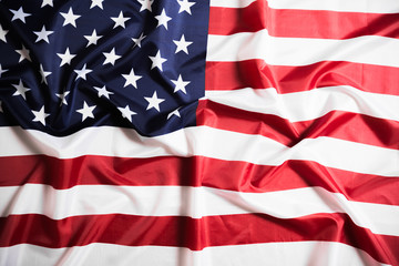 Obraz premium American flag waving background. Independence Day, Memorial Day, Labor Day - Image.