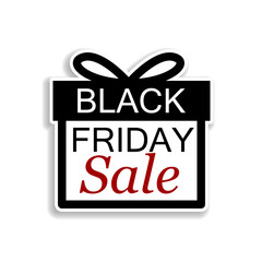 Black Friday Sale Abstract sticker icon. Elements of black friday in color icons. Simple icon for websites, web design, mobile app, info graphics