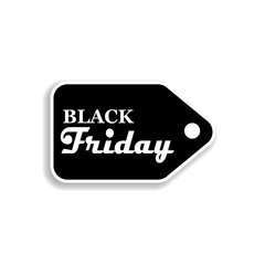 Black Friday Sale Abstract sticker icon. Elements of black friday in color icons. Simple icon for websites, web design, mobile app, info graphics