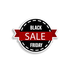 Black Friday Sale Abstract sticker icon. Elements of black friday in color icons. Simple icon for websites, web design, mobile app, info graphics