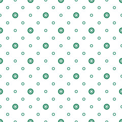 Abstract seamless pattern with circles. Vector illustration. 