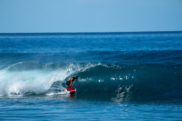 surfer in action