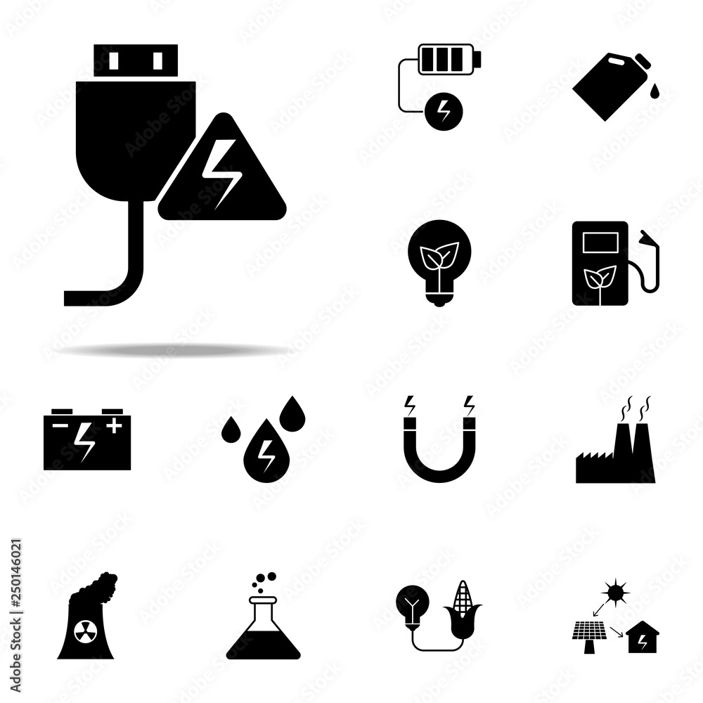 Poster net energy net energyicon. energy icons universal set for web and mobile