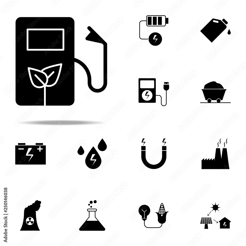 Poster net energy net energyicon. energy icons universal set for web and mobile