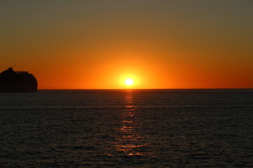 Por do sol Montevideo