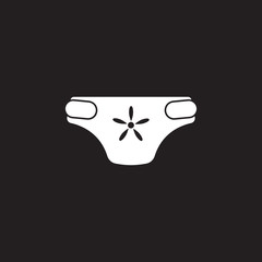 Children panties icon. Simple element illustration. Children panties symbol design from Pregnancy collection set. Can be used in web and mobile