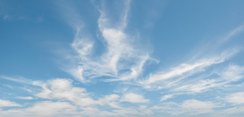 blue sky with clouds