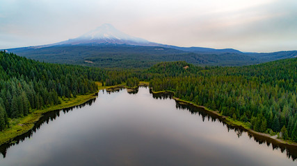 Oregon mountain and lake